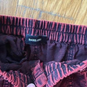 Rachel Comey acid washed red jeans